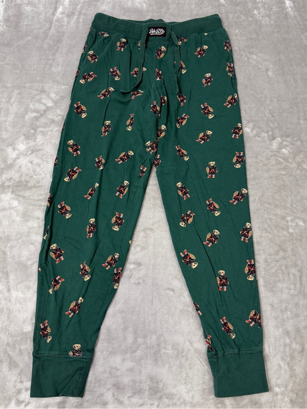 Polo Ralph Lauren Polo Bear Sleep Jogger Pajama Pant Men's Small Hunt Club Green